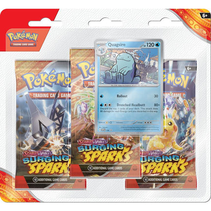 Pokémon Scarlet & Violet - Surging Sparks - 3-Pack Blister