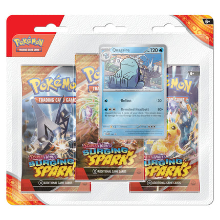 Pokémon Scarlet & Violet - Surging Sparks - 3-Pack Blister