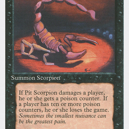 Pit Scorpion [Fourth Edition]